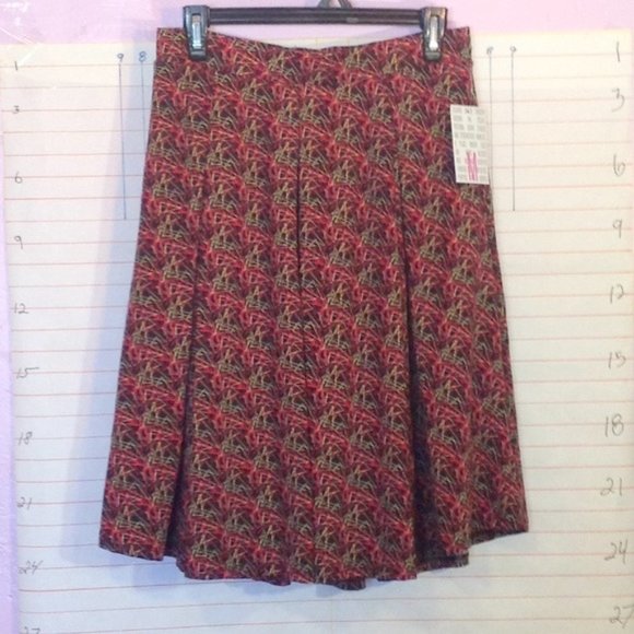 LuLaRoe women's geometric pattern size M skirt with pockets - Picture 1 of 7